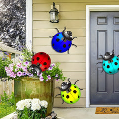 Metal Ladybugs Wall Decor - Add Sparkle to Your Home
