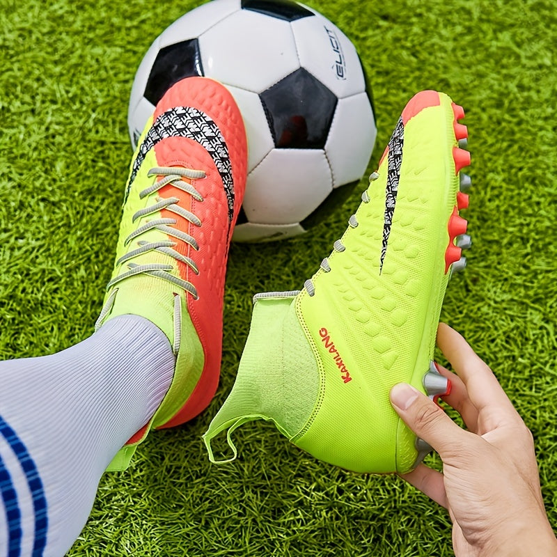 Boys Non Slip Football Cleat With Spikes Outdoor Soccer Shoes