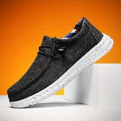 Men's Canvas Slip On Sneakers Lightweight Non Slip Shoes