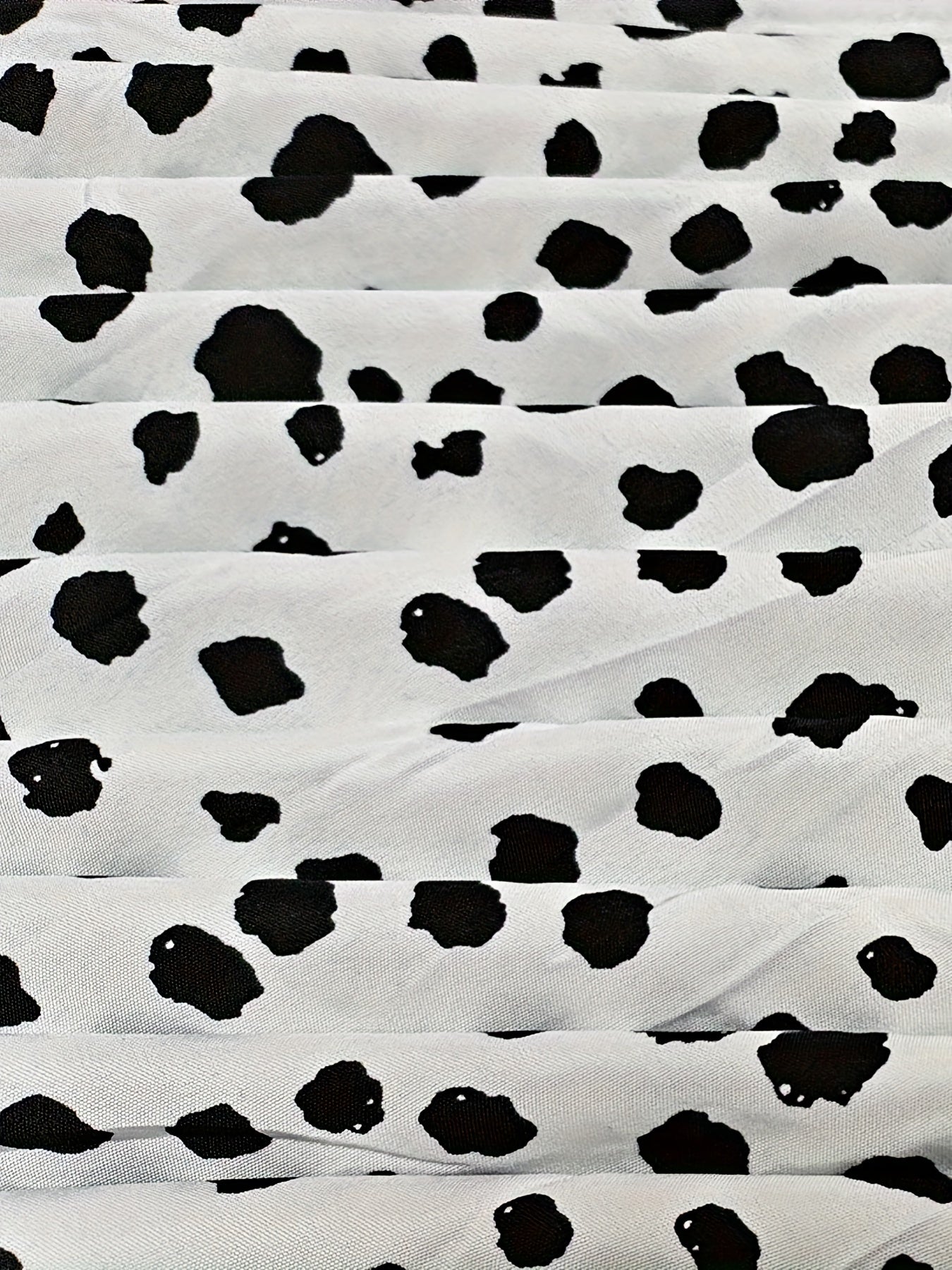  Dalmatian Print Maxi Skirt