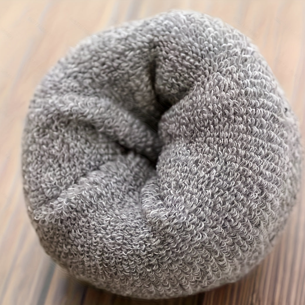 5 Pairs Men's Warm Wool Thicken Cotton Socks