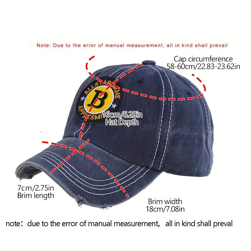 Men's Baseball Cap Unisex Cotton Polo Style Funny Outdoor Travel Hat