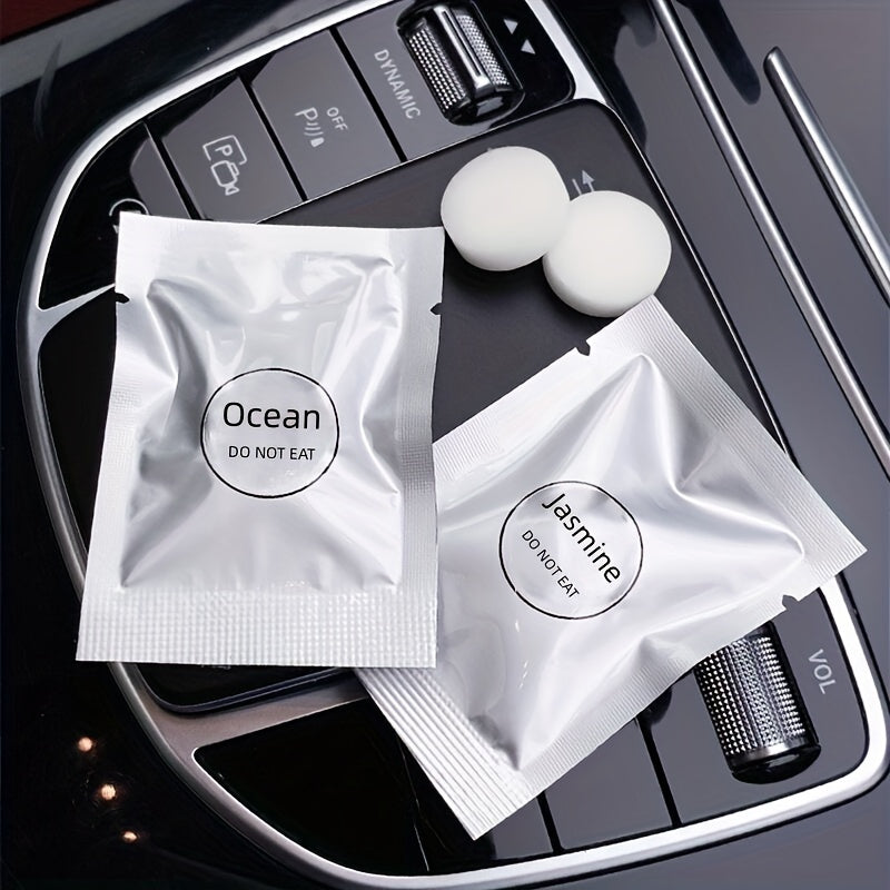4pcs Car Fragrance Tablets Air Freshener Car Air Vent Perfume Car Accessories