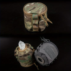 Fast Access Molle Toilet Roll Holder Portable Storage Bag