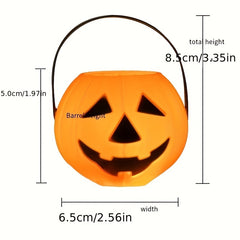 Halloween Plastic Candy Jar Supplies Toy Pumpkin Lantern