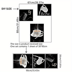 Coffee Shop Charm Vinyl Wall Sticker