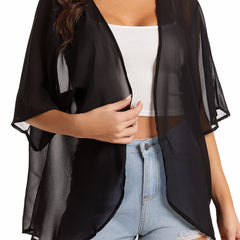Sheer Cover Up Shirt Long Sleeve Rash Guard Swimwear