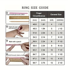Artificial Diamond Encrusted Ring, Men's Jewelry