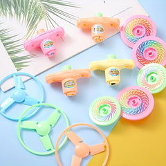 Colorful Whirl Gyro Outdoor Torsion Flying Disc Toy
