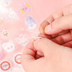 Transparent Waterproof Painting Sticker Cartoon Lovely Self-adhesive Sticker