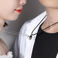 Magnet Heart Necklace Niche Gift Chain Men Women
