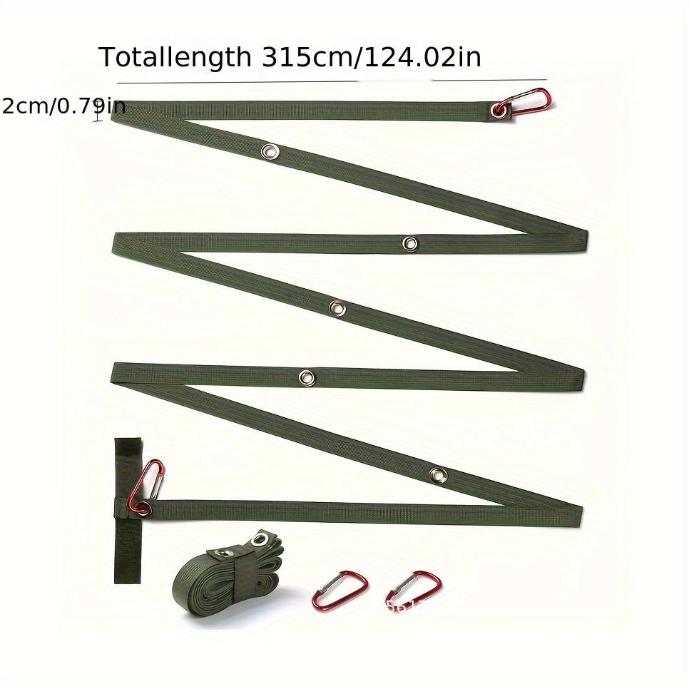 Outdoor Tent Canopy Extension Strap with 2 Hooks