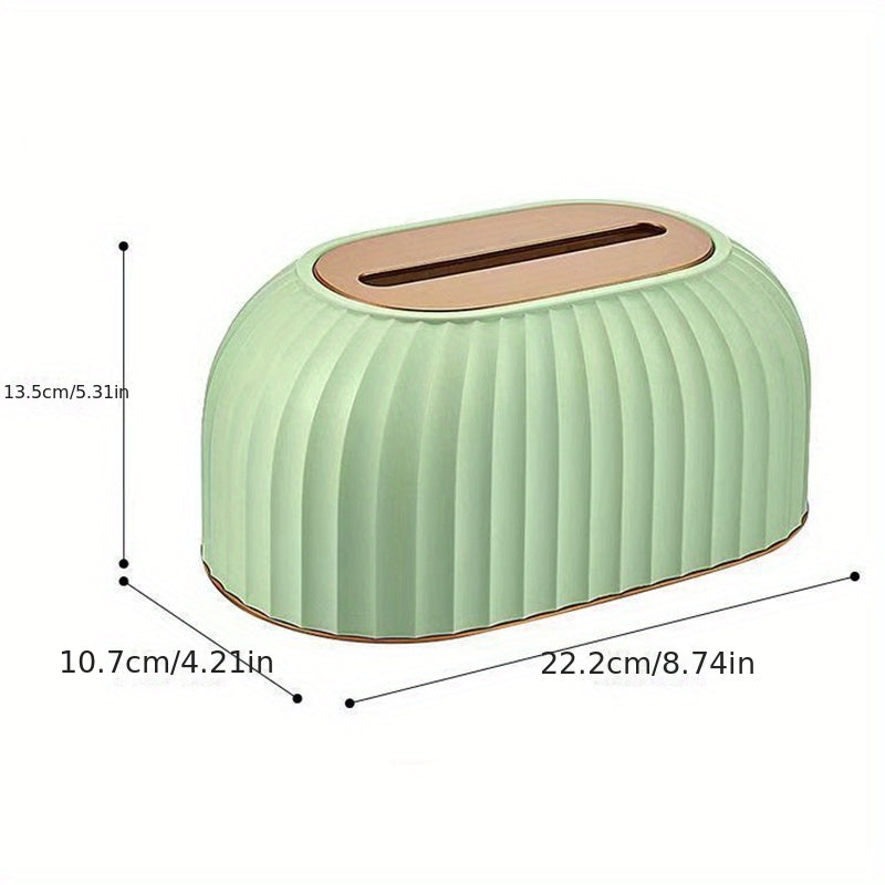 Modern Desktop Tissue Box Holder Automatic Lifting Style
