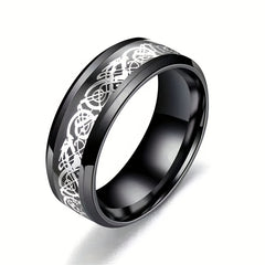 Dragon Pattern Ring For Men And Women