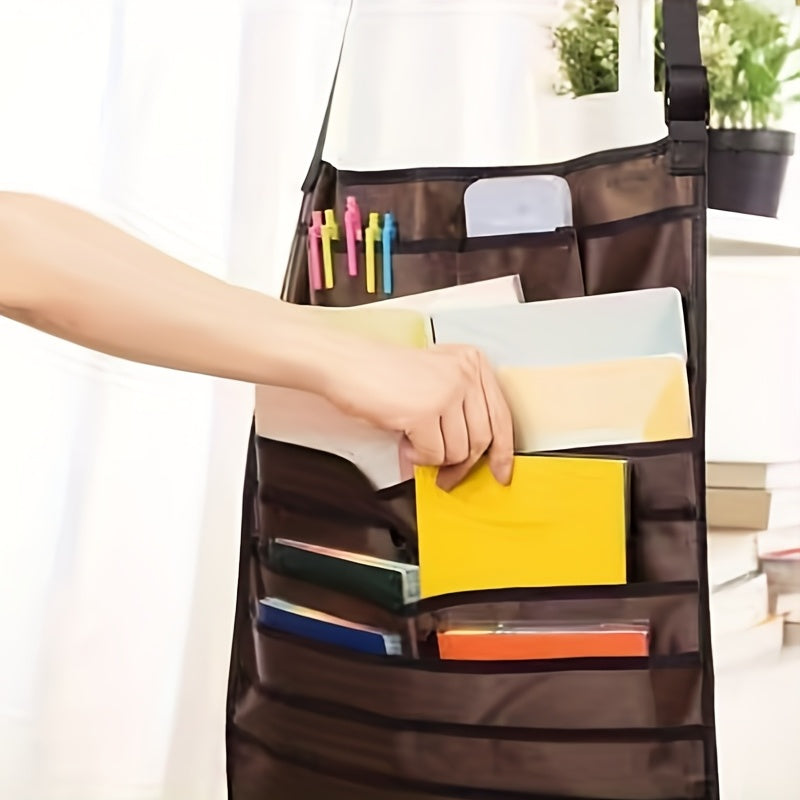72365 Brown Hanging Book Bag Storage & Hanging Rack