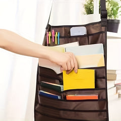 72365 Brown Hanging Book Bag Storage & Hanging Rack