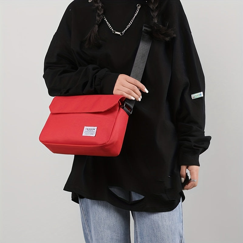 Casual Messenger Bag Unisex Crossbody Sling Student Commuter Organizer