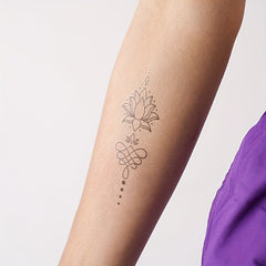 Moon Star Waterproof Temporary Tattoos, 30 Sheets