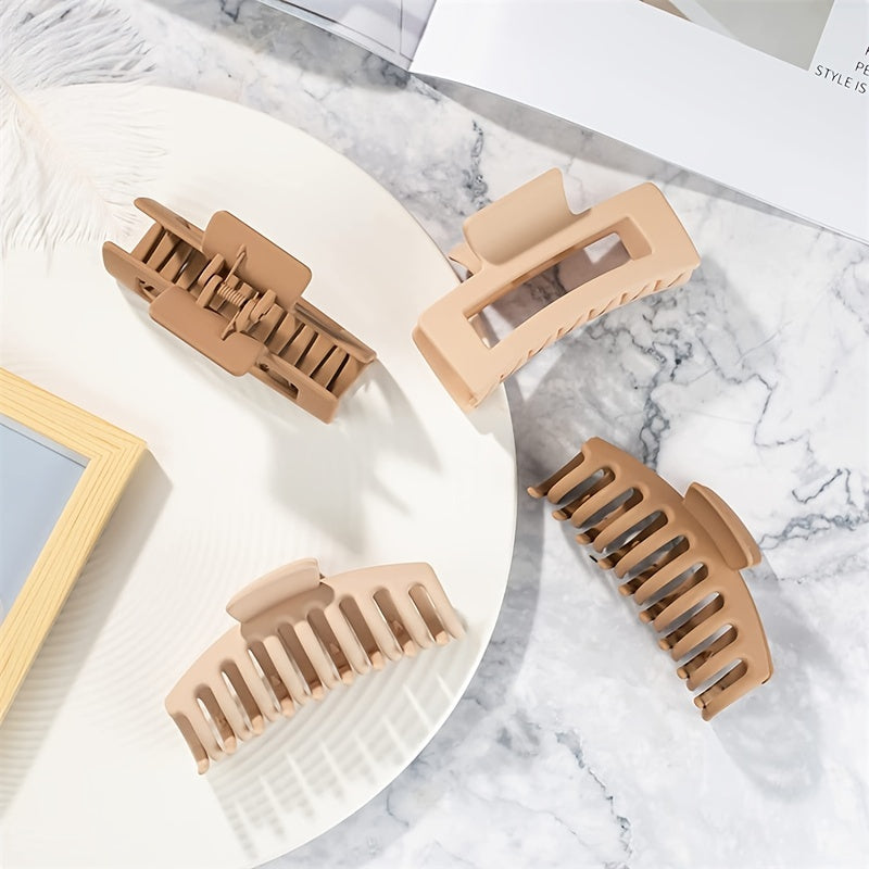 Matte Large Hair Claw Clips for Thick Hair