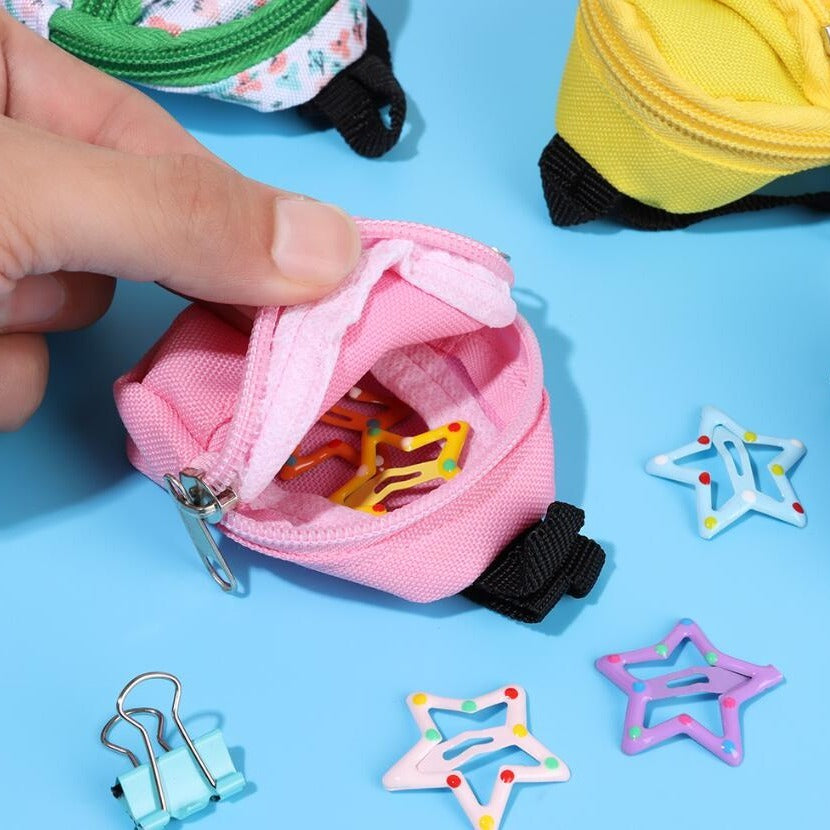 1:6 BJD Doll Mini School Bag Backpack Doll House Decoration Toy Accessories
