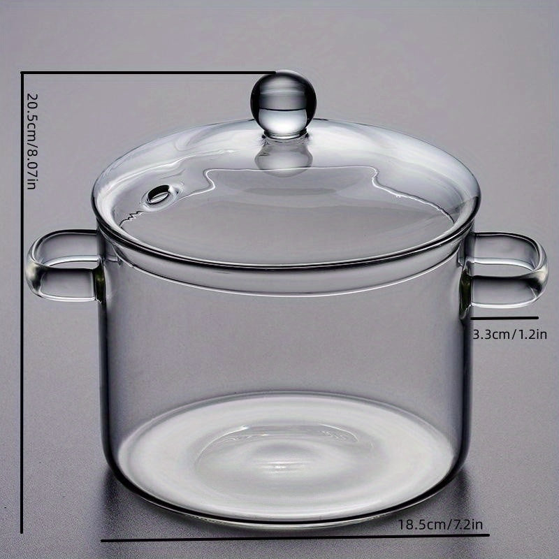 Glass Stockpot Cooking Pot for Stove