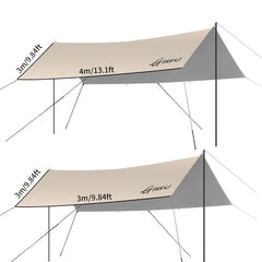 Portable Waterproof Canopy Tent for Camping and Outdoor Activities