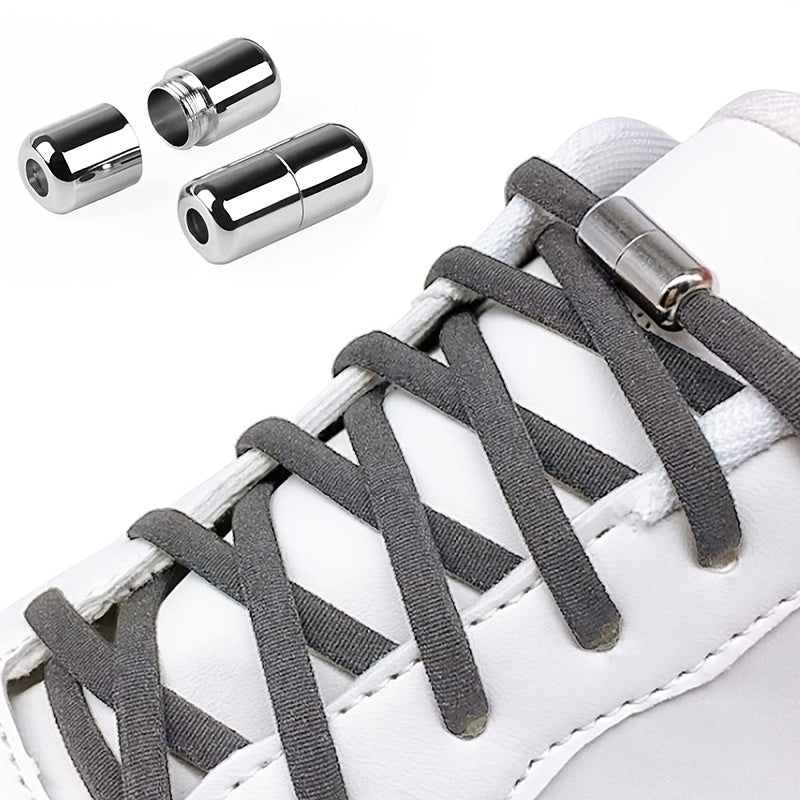 Elastic No Tie Shoelaces Semicircle Shoe Laces For Kids And Adult Sneakers