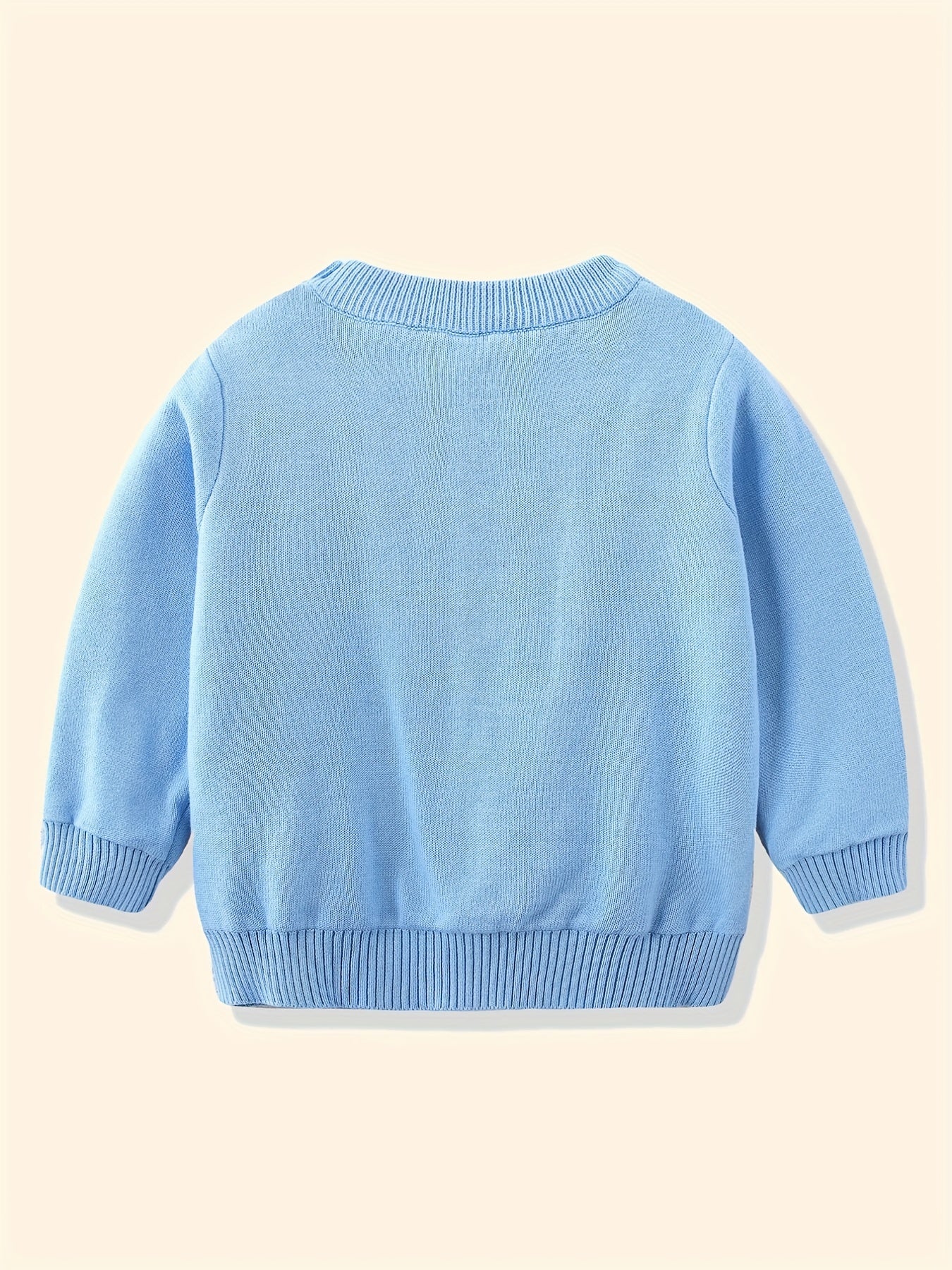 Baby Boys Cartoon Series Sweater Baby Animal Jacquard Top Kids Pullover