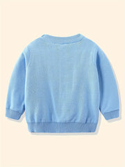 Baby Boys Cartoon Series Sweater Baby Animal Jacquard Top Kids Pullover