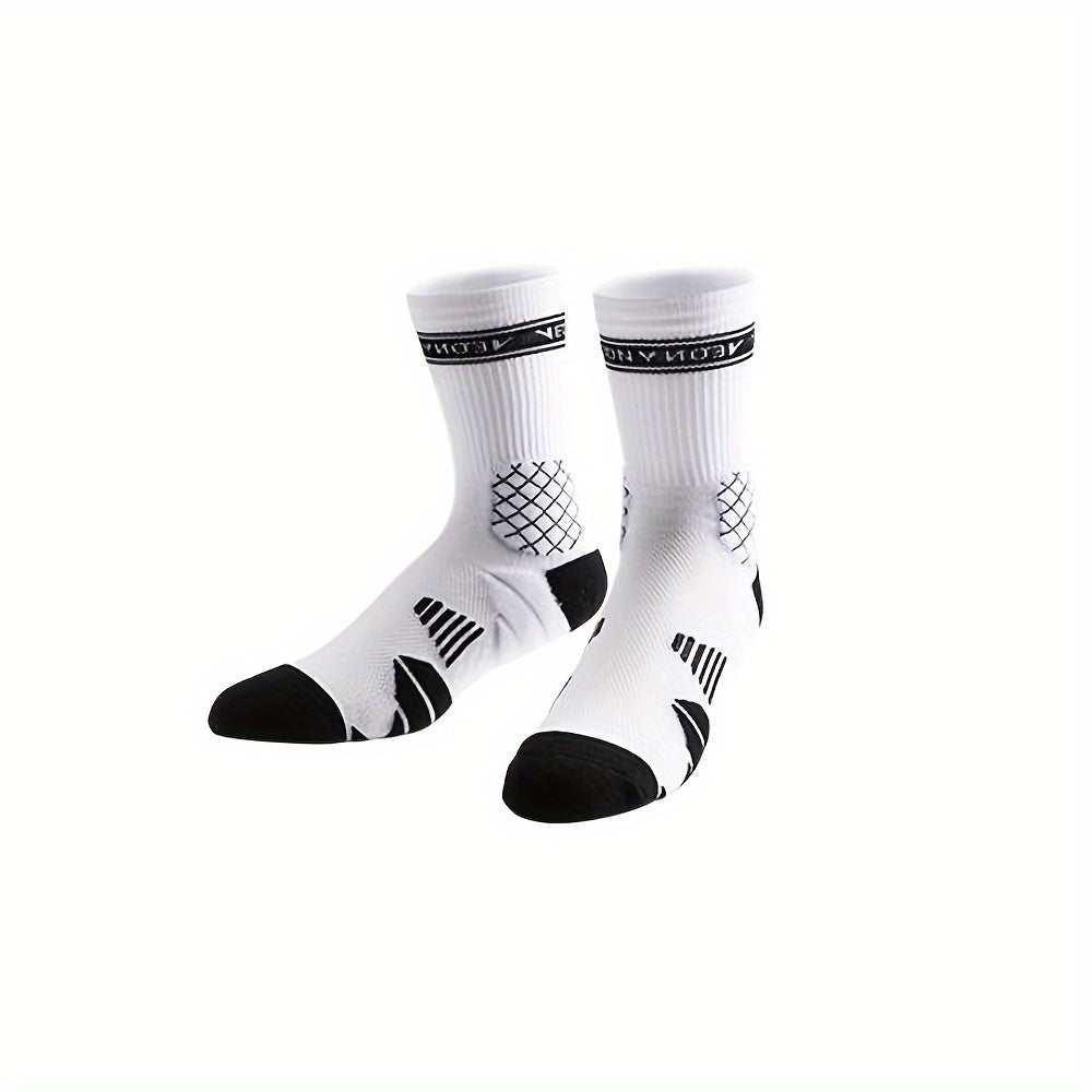 Veidoorn Basketball Socks Compression Thickened Crew Socks