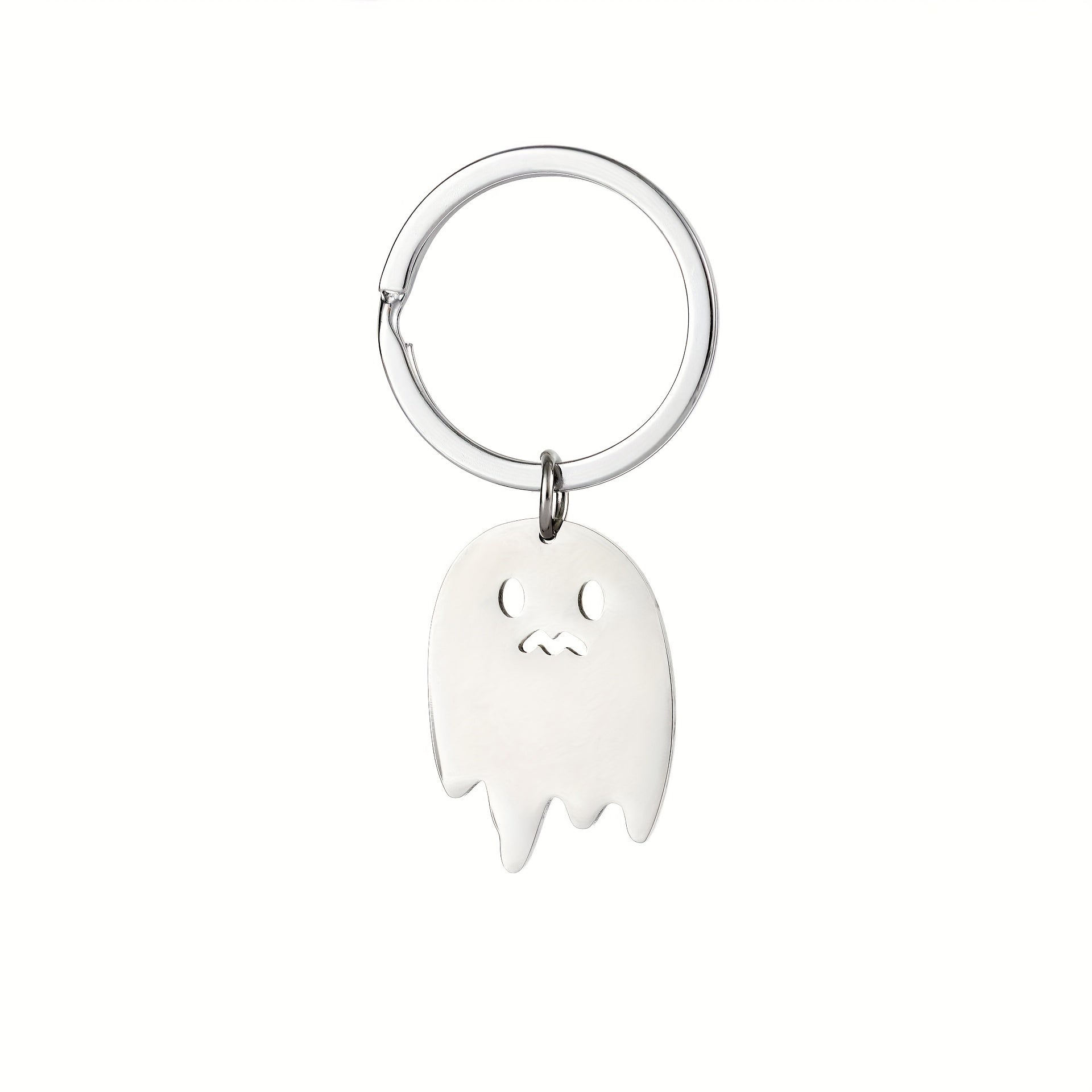 Cartoon Ghost Keychain Charm Purse Bag Backpack Car Key Pendant Halloween