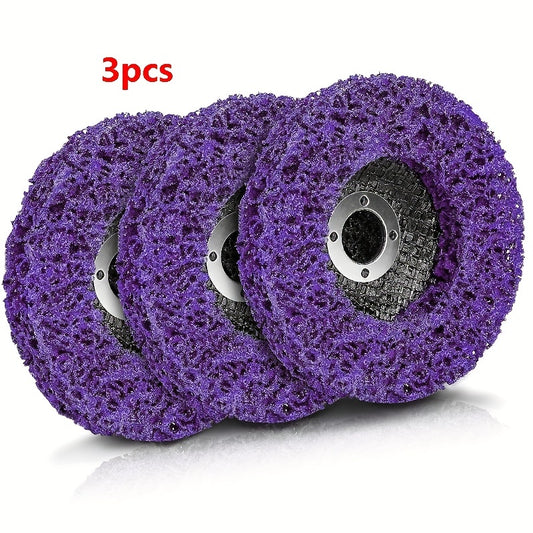10 Purple Strip Discs Rust Remover Wheel For Angle Grinders