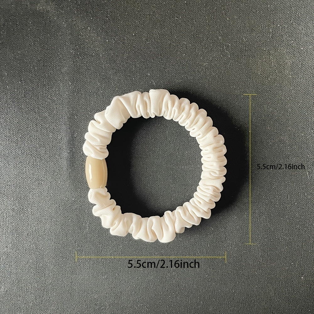 Mini Thin Elastic Hair Bands Skinny Hair Ties Ropes Ponytail Holders