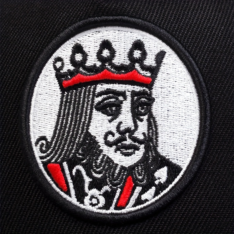 Poker Embroidery Baseball Cap Hip Hop Snapback Hat Sunscreen Dad Hats