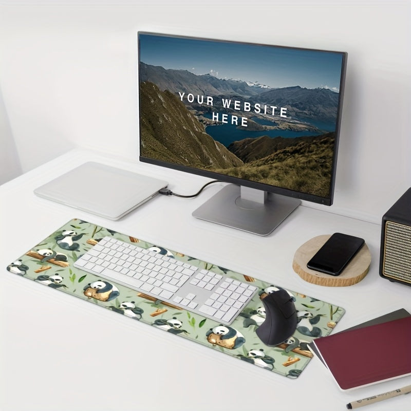 Panda Desk Mat Non Slip Mousepad