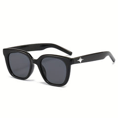 Retro Square Frame Sunglasses for Outdoor Travel, Cycling, Driving