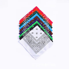 Polyester Square Bandana Handkerchief Outdoor Face Mask Bandana