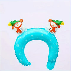 4pcs Christmas Santa Claus Headband Balloon Party Decoration Props