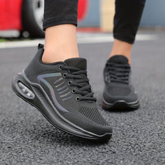 Women's Mesh Air Cushion Running Shoes Lightweight Travel Shoes
