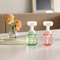 300ml Floral Foam Pump Bottle for Soap and Shower Gel