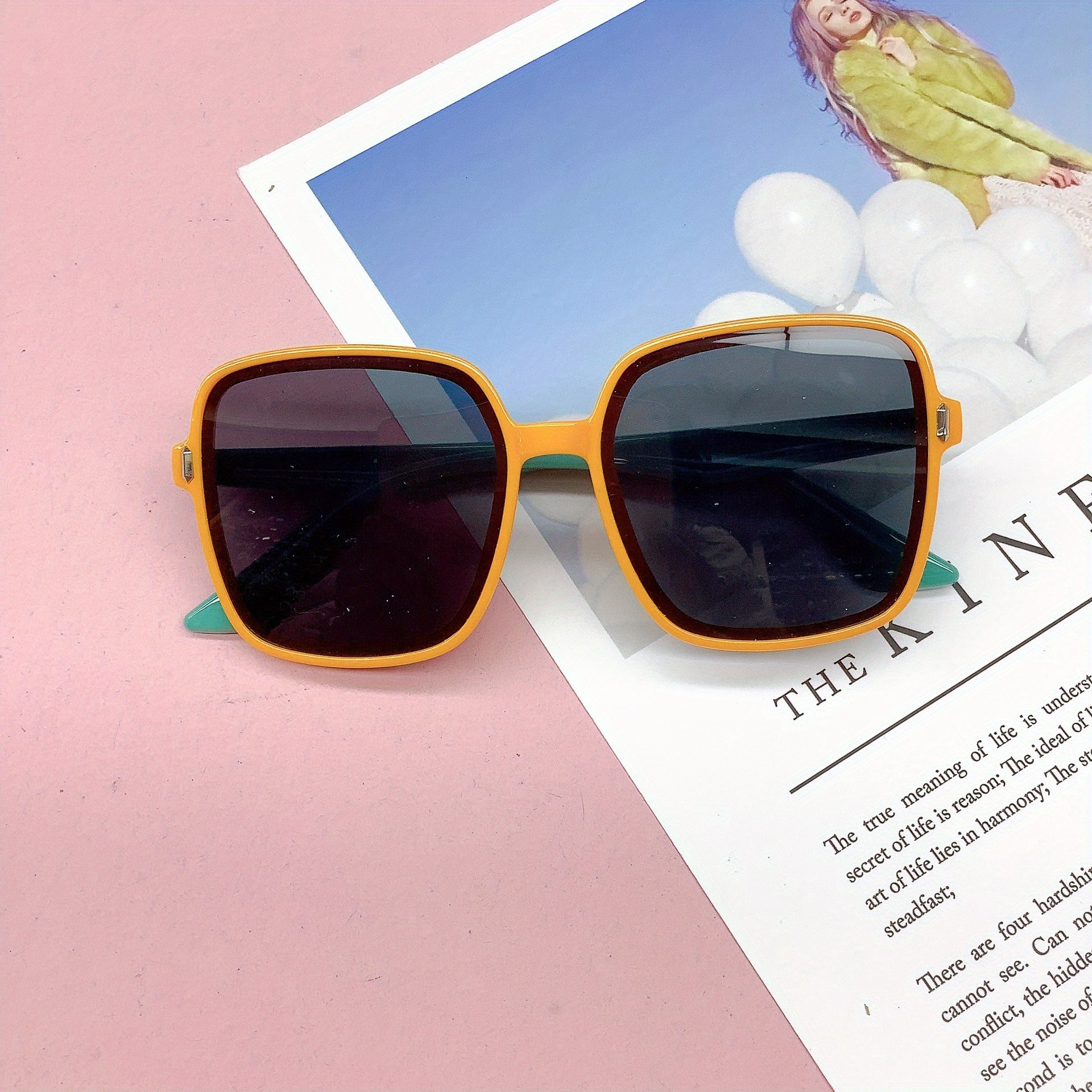 Girl's Square Frame Outdoor Sunglasses