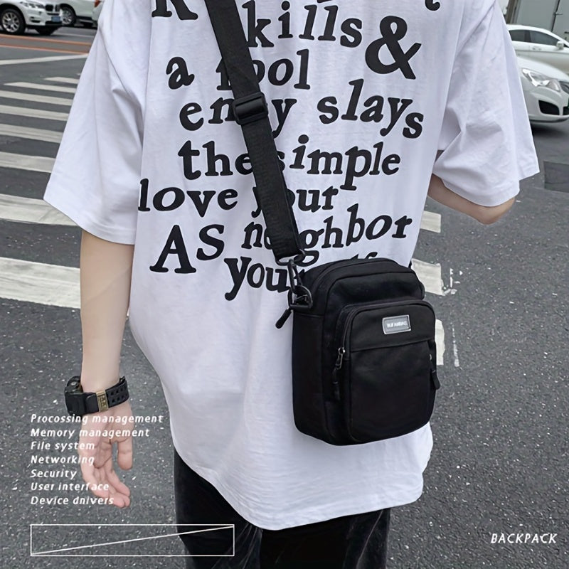 Men's Casual Canvas Crossbody Bag Sports Shoulder Bag