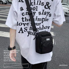 Men's Casual Canvas Crossbody Bag Sports Shoulder Bag