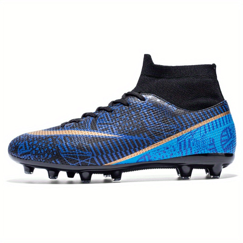 Boy's AG Cleat Football Boots High Top Lace Up Soccer Cleats