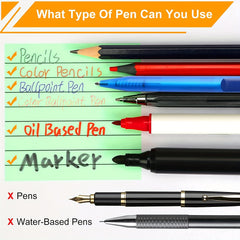 6 Lined Transparent Sticky Notes 7.62cmx7.6cm Soft Clear