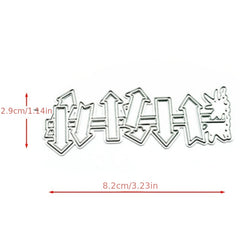 Arrow Road Sign Embossed Metal Cutting Die