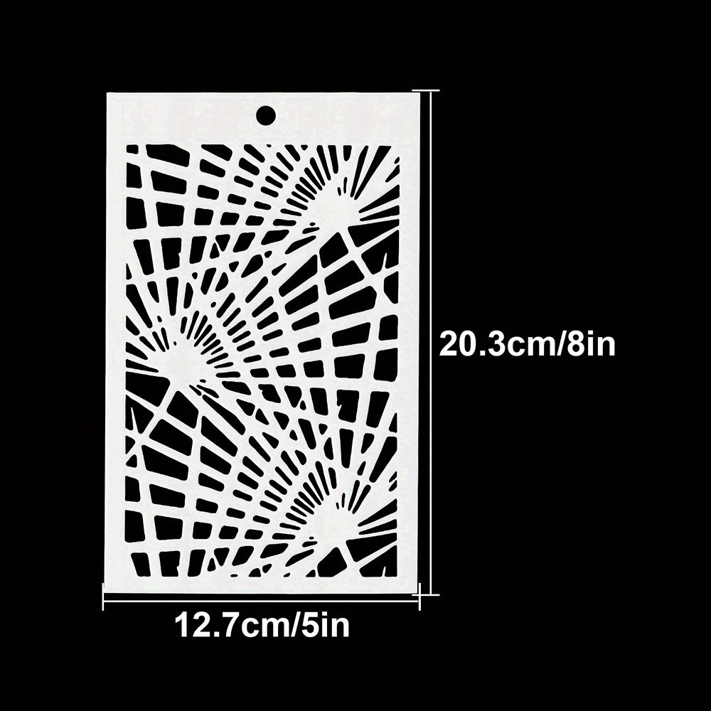 Lighting Effect Background Stencils Graffiti DIY Art Stencils 20cmX12cm