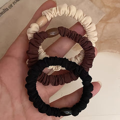 Mini Thin Elastic Hair Bands Skinny Hair Ties Ropes Ponytail Holders