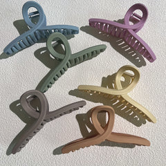6pcs Large Hair Claw Non slip Hair Claw For Thin And Thick Hair