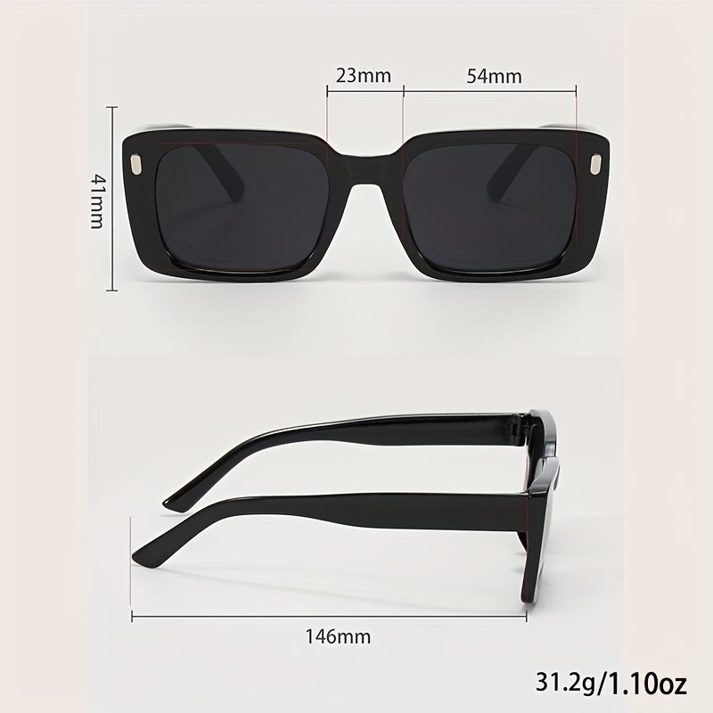 Rivet Square Sunglasses UV400 Sun Shades Glasses